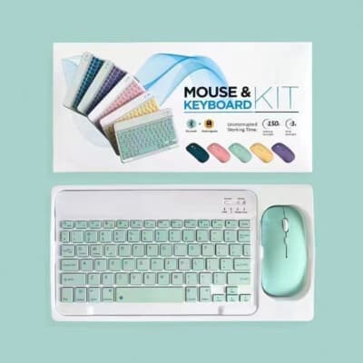 Wireless Bluetooth Rechargeable USB Keyboard and Mouse Set
