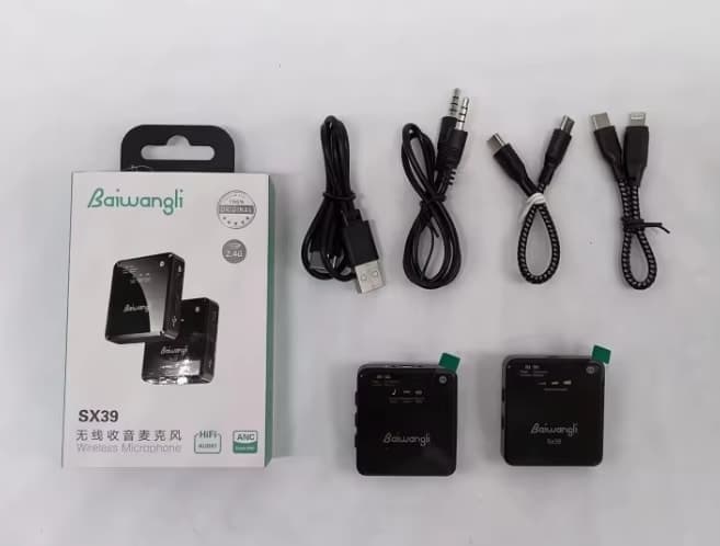 Lavalier Wireless Microphone SX39 Microphone Mirror Shell